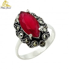 Gümüş Markazit Yüzük